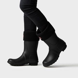 Hunter Black Short Boot Sock